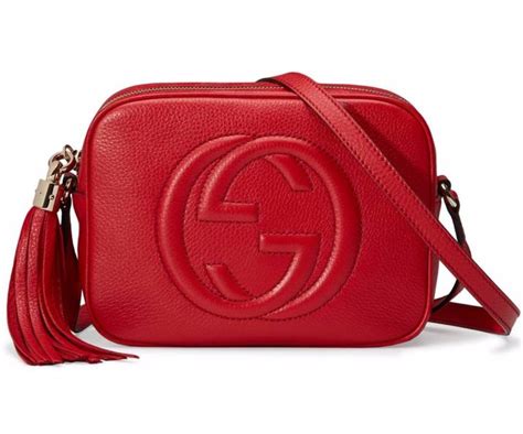 red gucci soho|Gucci soho crossbody.